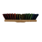 Preview: Besen Farbenfroh (40cm), ohne Stiel